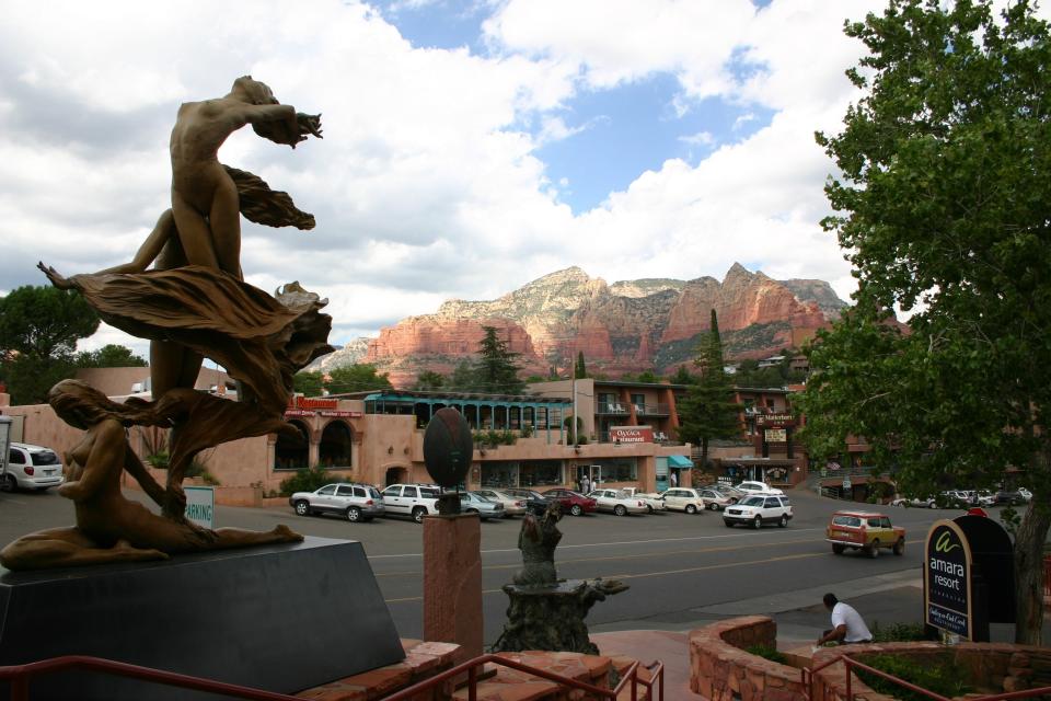 Uptown Sedona is packed with shops, galleries and restaurants.