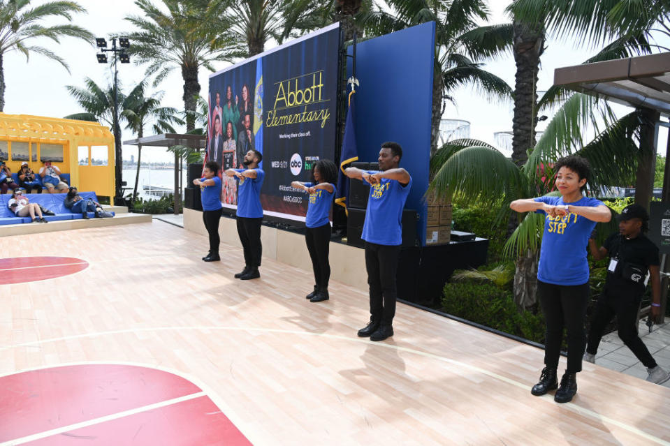 The stars and executive producers of Abbott Elementary gathered from the set of Season 2 for a virtual panel conversation at San Diego Comic-Con