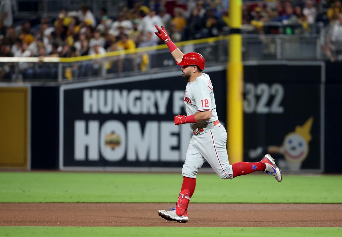 Schwarber Says Teammates 'Looked at Him Weird' After 488-Foot Home