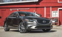 <p>Other mid-size sedans come close to 40 mpg-the Nissan Altima and the Kia Optima top out at 39-but the Mazda 6 is the only one that actually hits the mark. It does need some special equipment to do so, as the i-ELOOP regenerative-braking system earns it an extra 2 mpg compared with the standard model.</p>