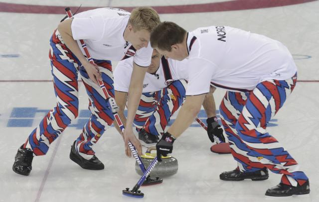 Wild curling pants of Sochi - Yahoo Sports