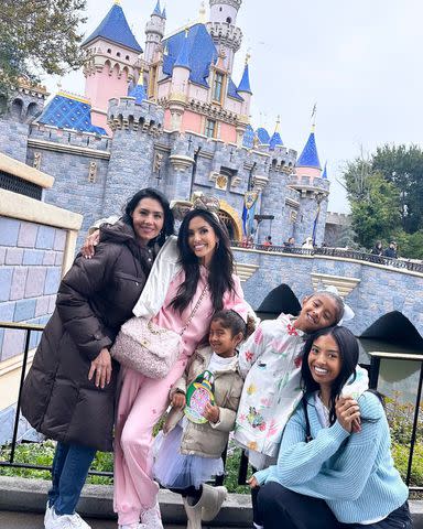 <p>Vanessa Bryant/Instagram</p> Vanessa Bryant and family at Disneyland