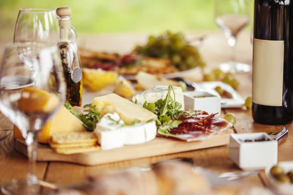 Steer clear of the party food. Photo: Getty