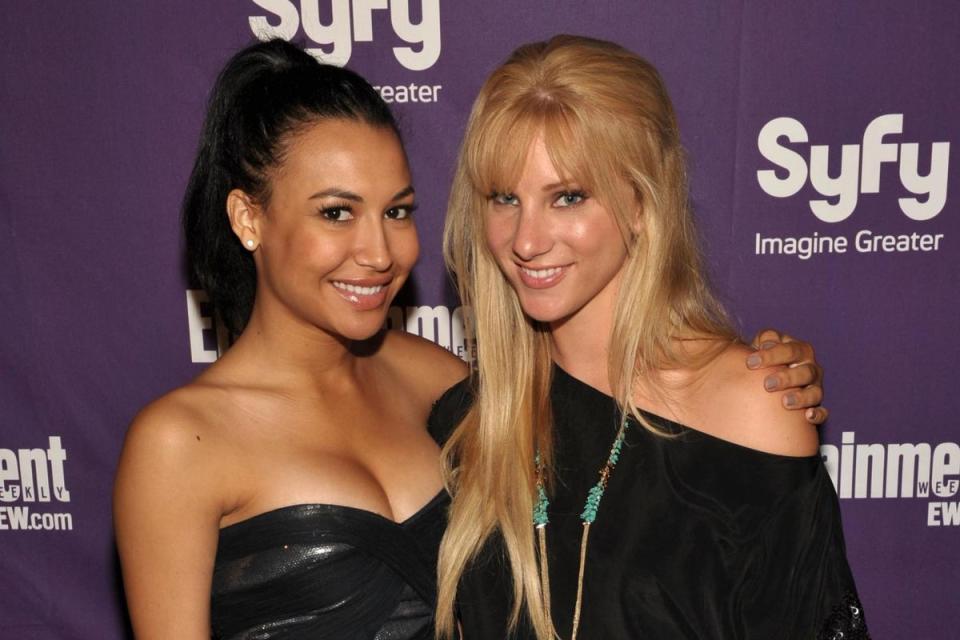 Naya Rivera and Heather Morris in 2010 (John Shearer/Getty Images for EW)