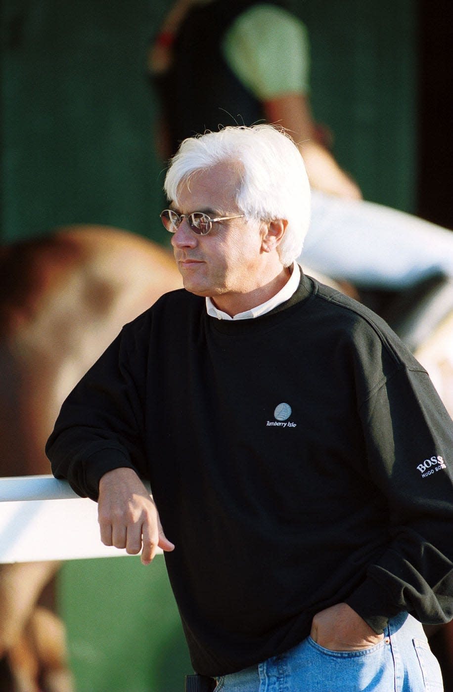 Trainer Bob Baffert at Monmouth Park in 1999.