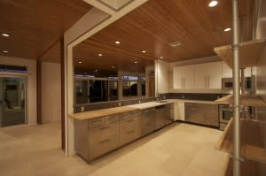 Open concept kitchen