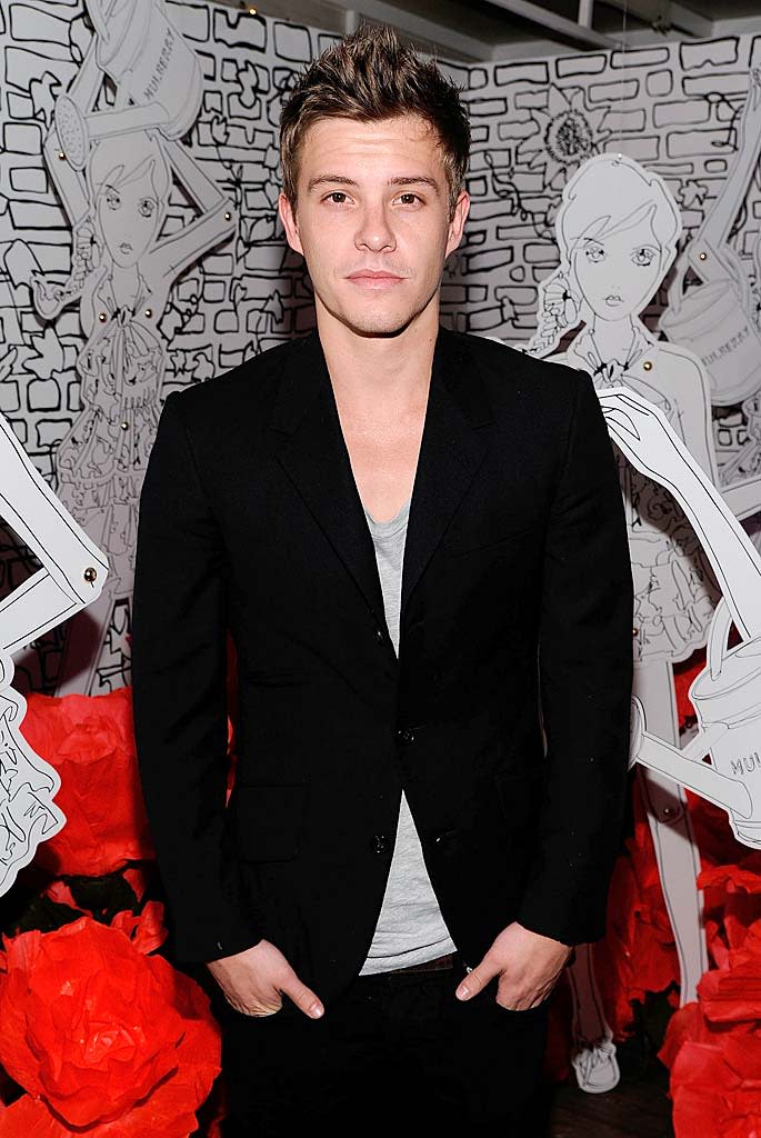 Xavier Samuel Mulberry Fshn Show