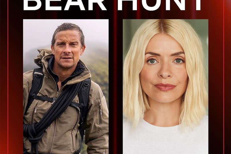 Holly Willoughby teams up with Bear Grylls for Bear Hunt