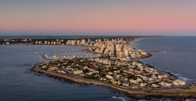 Una vista de Punta del Este