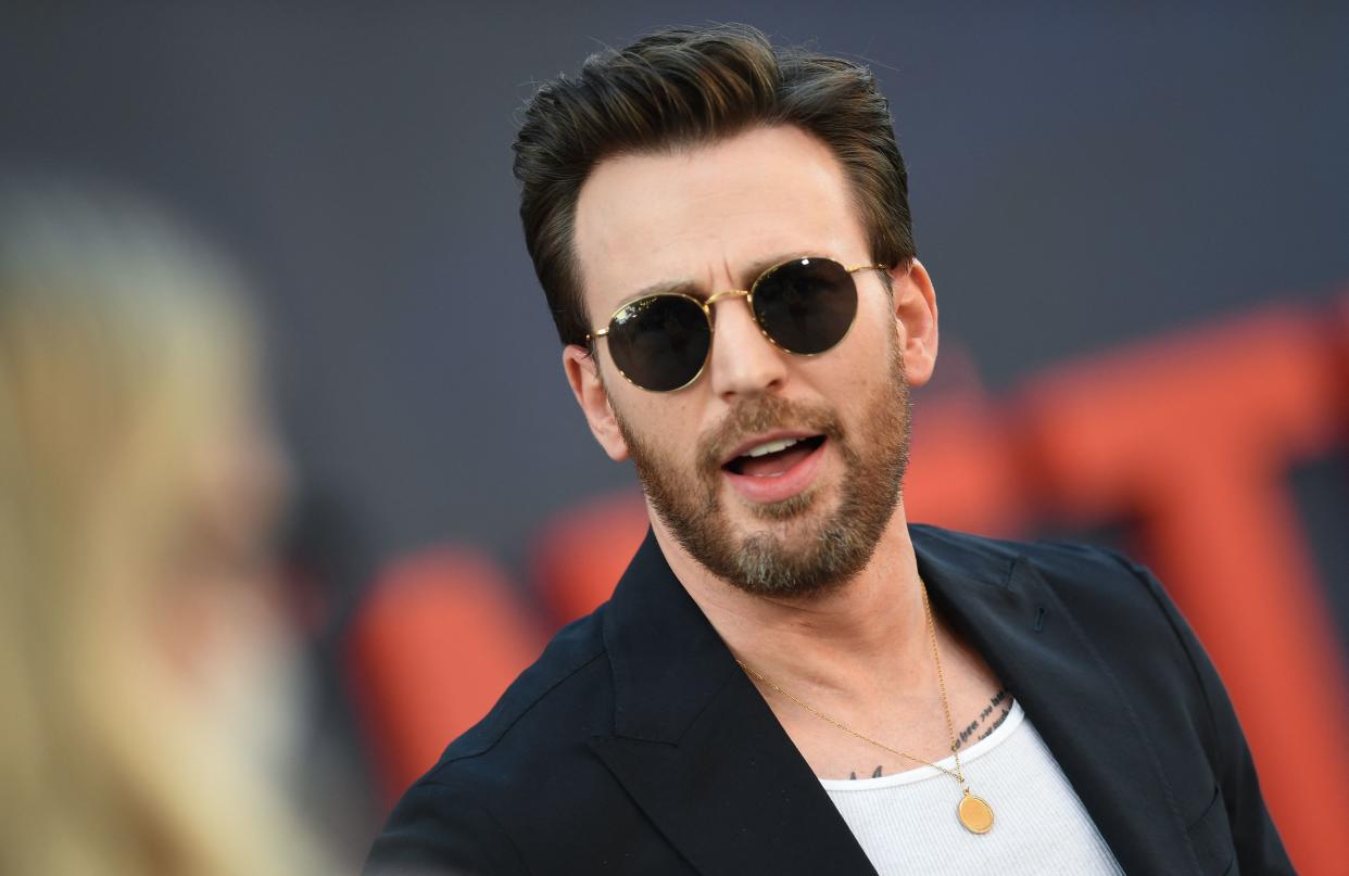 Chris Evans. (Photo by VALERIE MACON / AFP) (Photo by VALERIE MACON/AFP via Getty Images)