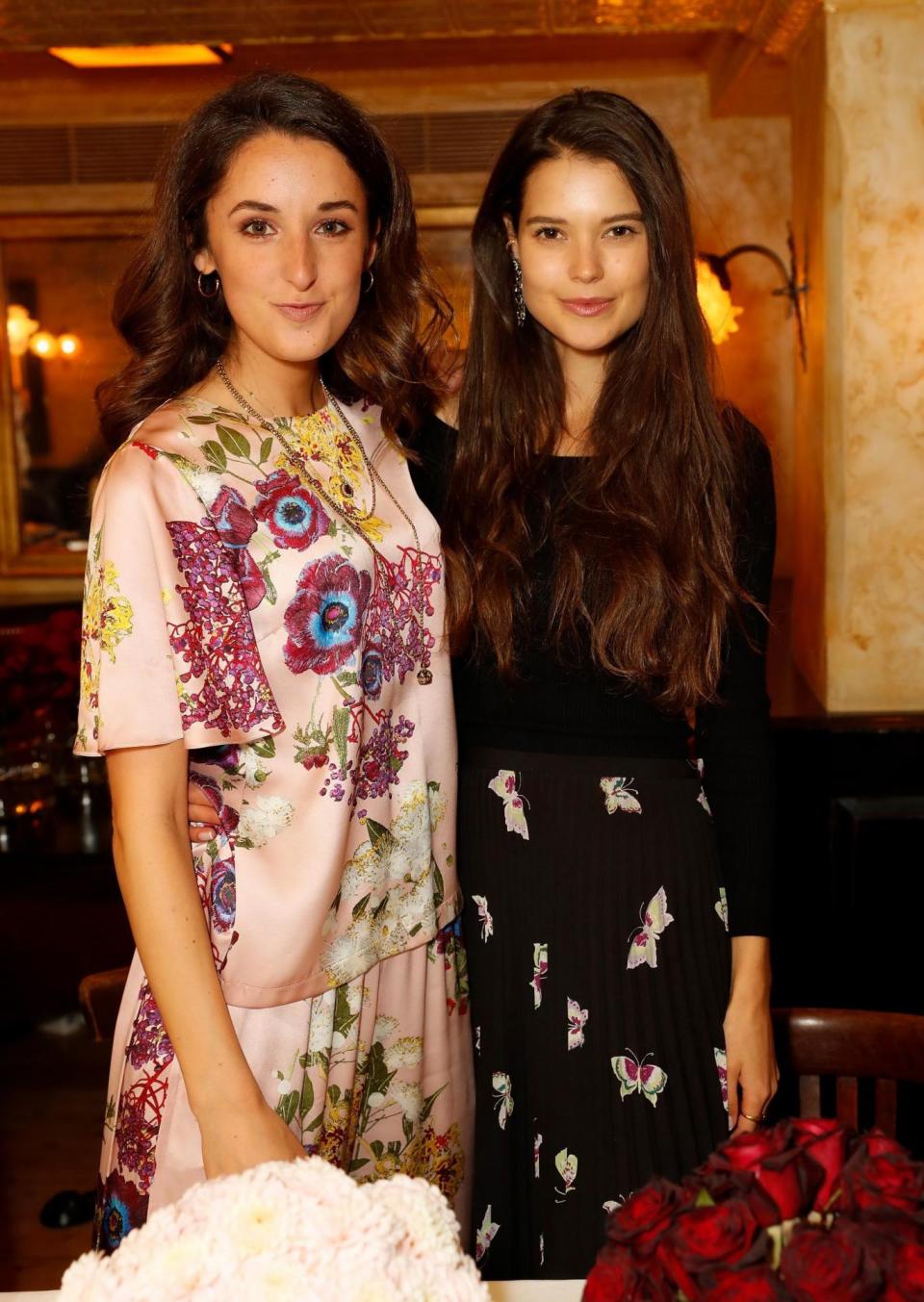 Flower Girls: Rosanna Falconer and Sarah Ann Macklin at Balthazar (Dave Benett for Getty Images)