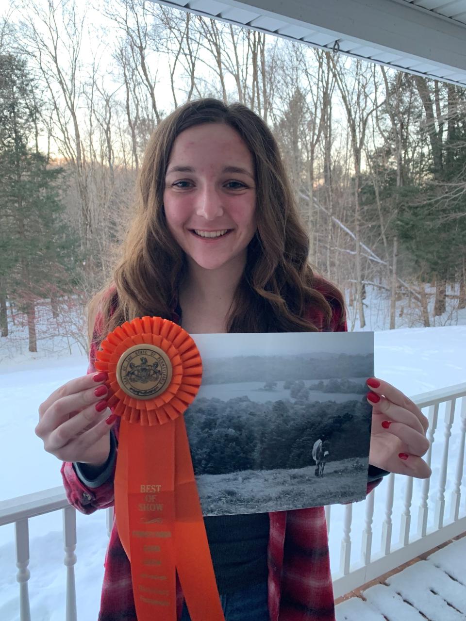 Emma Modrovsky's photography garnered her several top finishes at the Farm Show, including a first-place, Best in Show award for the Black and White Children category.