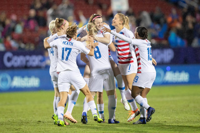 Mallory Pugh and Morgan Brian. (Instagram)  Female athletes, Olympics,  Women's soccer team