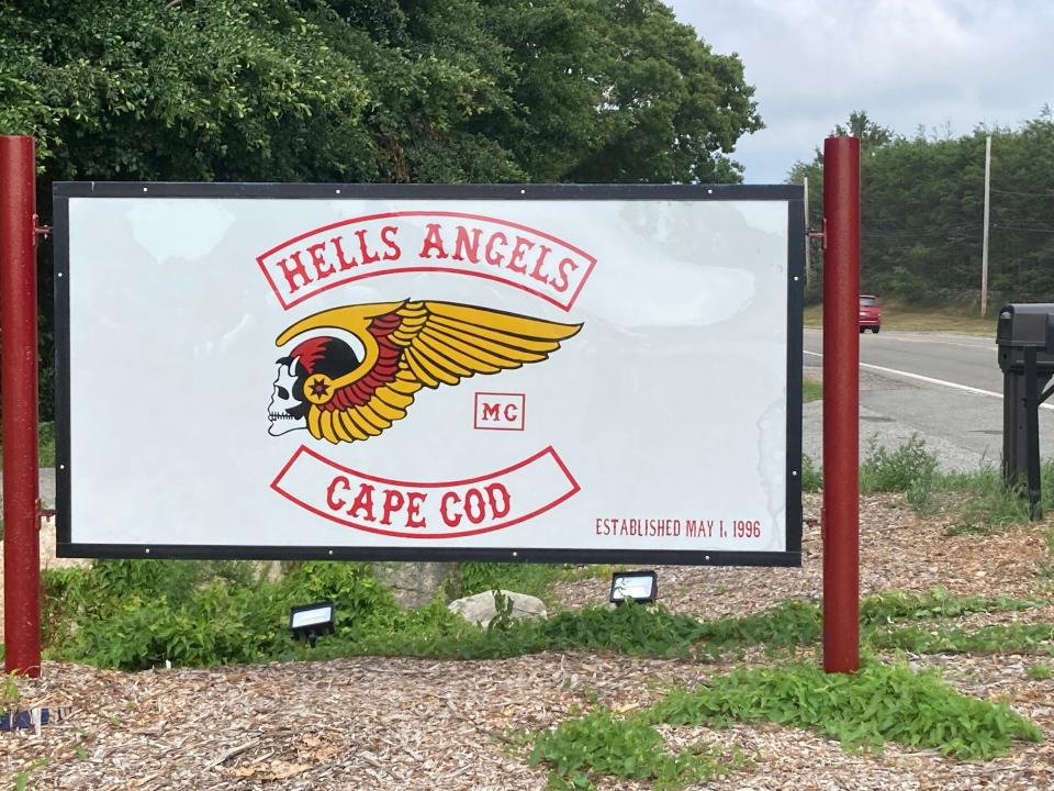 The FBI and other law enforcement raided this Hell's Angels clubhouse in Westport