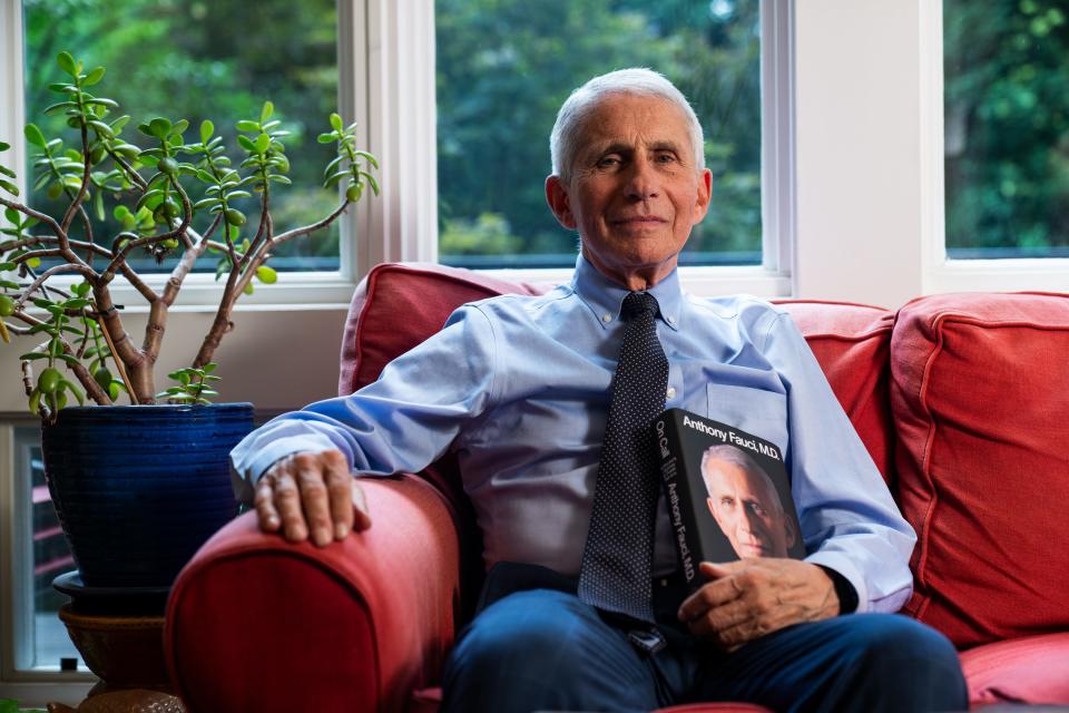 Anthony Fauci, the former director of the National Institute of Allergy and Infectious Diseases, speaks about his new memoir "On Call."