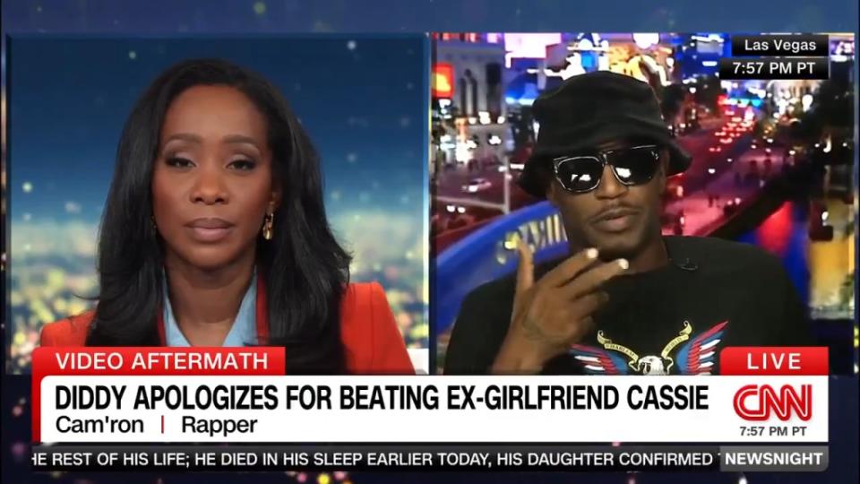 Cam’ron left CNN anchor Abby Phillip stunned during a disastrous interview discussing the video of Sean “Diddy” Combs assaulting Cassie Ventura. CNN