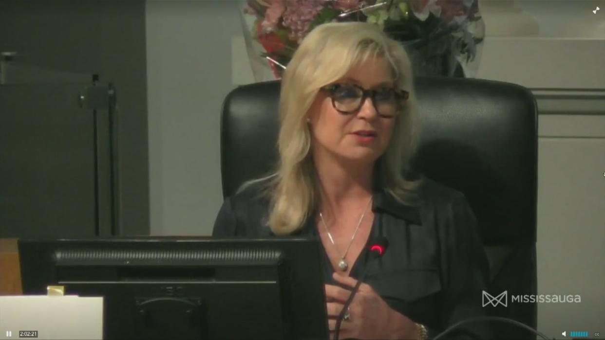 Mississauga Mayor Bonnie Crombie, whose resignation as mayor will take effect on Friday, says: 'It has been the experience of a lifetime, and quite honestly, it is an honour to serve with you and serve this incredible city.' (City of Mississauga - image credit)