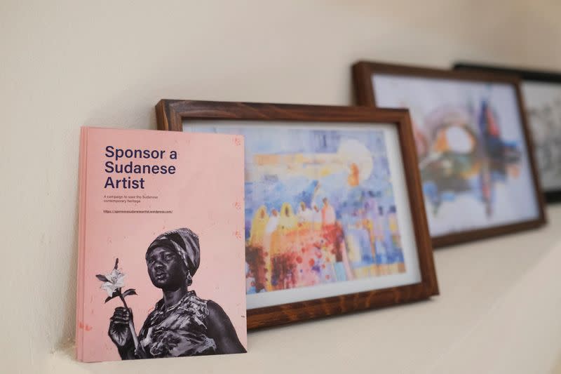 Sudanese artists flee home with memoirs carried in their paintings