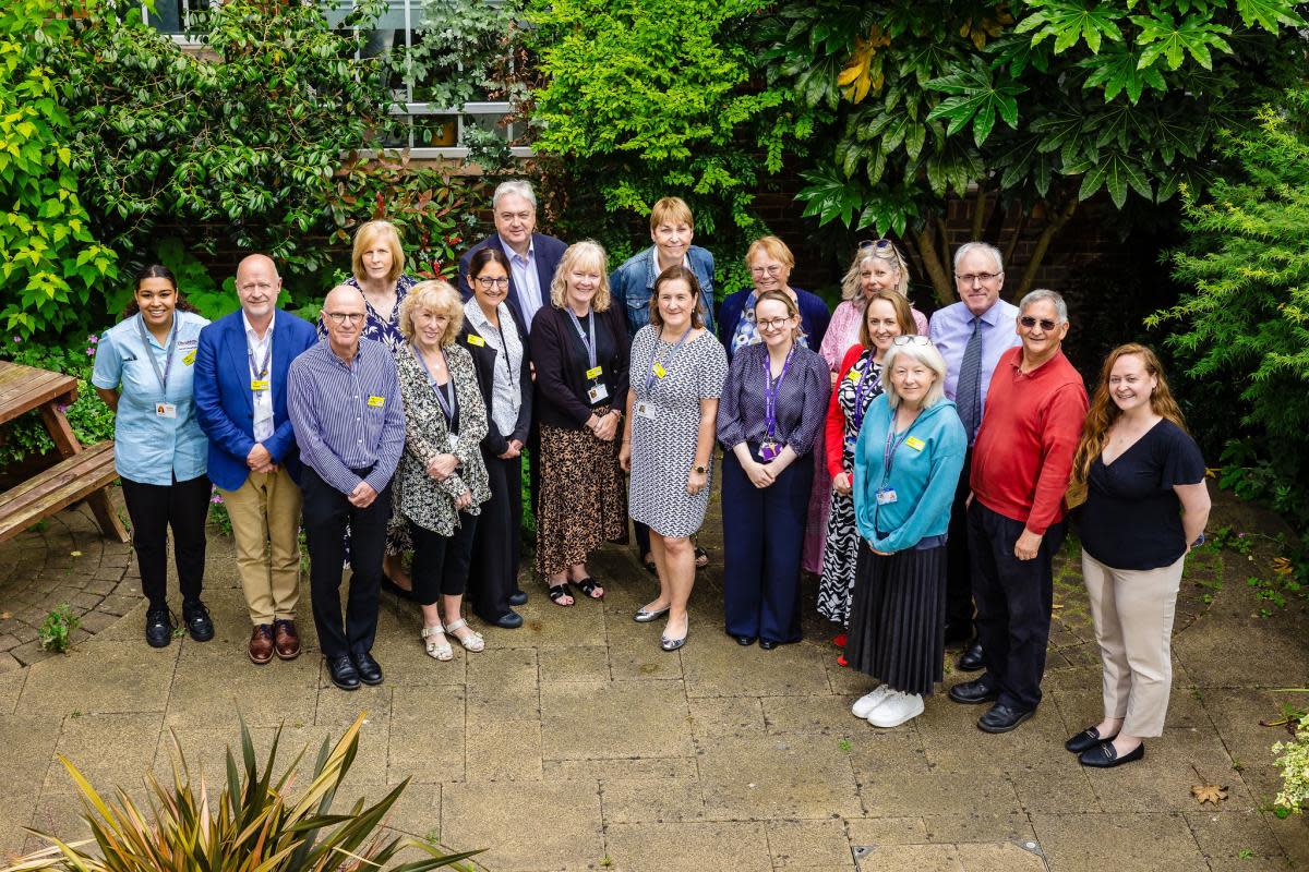 Trustees, directors and team members from Rennie Grove Peace <i>(Image: Rennie Grove Peace Hospice Care)</i>