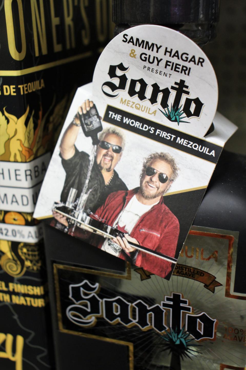 Rocker Sammy Hagar now is into Santo, billed as "the world's first mezquila."