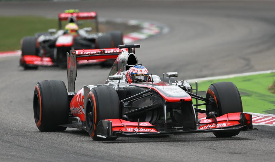 McLaren Mercedes' Jenson Button during the Italian Grand Prix and the Autodromo Nazionale Monza, Monza, Italy.