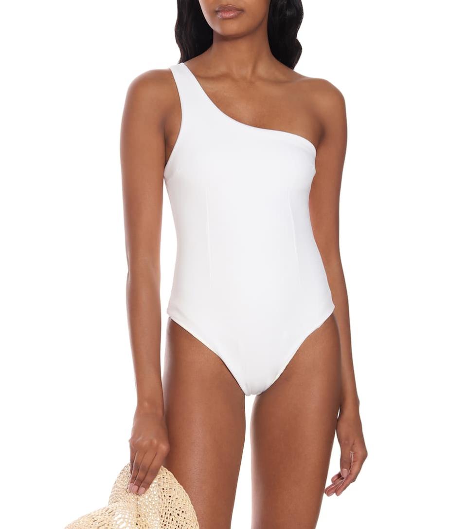 Haight Orgânico one-shoulder swimsuit. Image via MyTheresa.