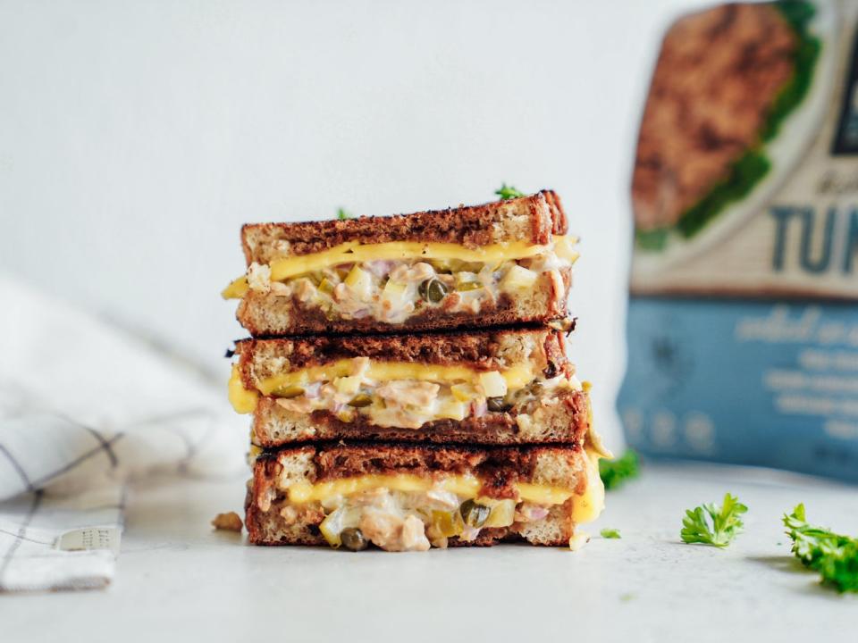 Maria Koutsogiannis promises this vegan melt will change your life. (Good Catch Tuna)