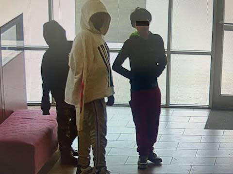 Photo released by the FBI shows three young robbery suspects in Houston, ages 11, 12 and 16. / Credit: FBI