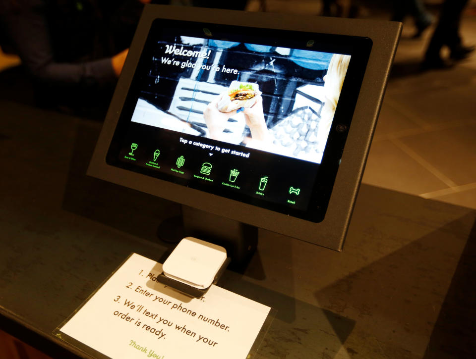 PALO ALTO, CA - DECEMBER 12: A kiosk at Shake Shack at the Stanford Shopping Center in Palo Alto, Calif., on Wednesday, Dec. 12, 2018. (Nhat V. Meyer/Digital First Media/The Mercury News via Getty Images)