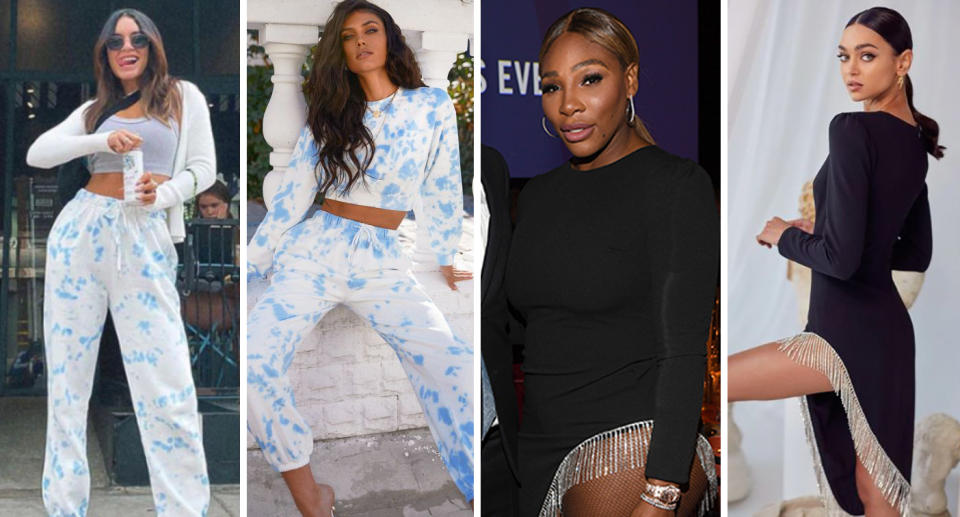 Vanessa Hudgens, Serena Williams and models in Alamour The Label clothes