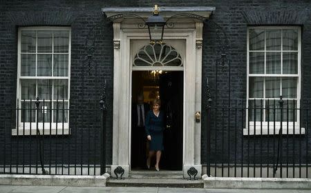 Nicola Sturgeon, First Minister of Scotland leaves Number 10 Downing Street in London, Britain October 24, 2016. REUTERS/Dylan Martinez