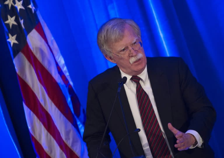 US National Security Advisor John Bolton says Washington is prepared to sanction ICC judges if the court proceeds against any Americans in its probe of war crimes in Afghanistan