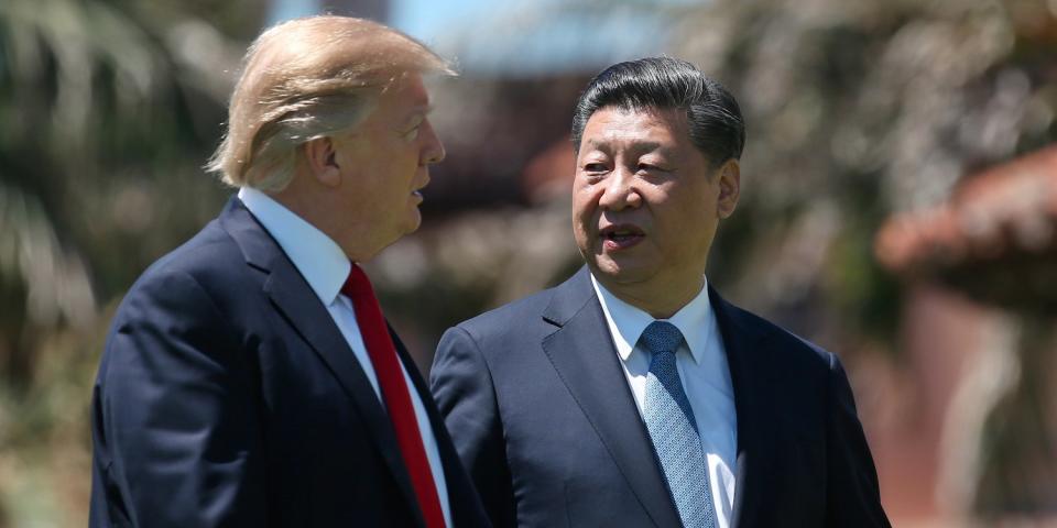 Donald Trump Xi Jinping