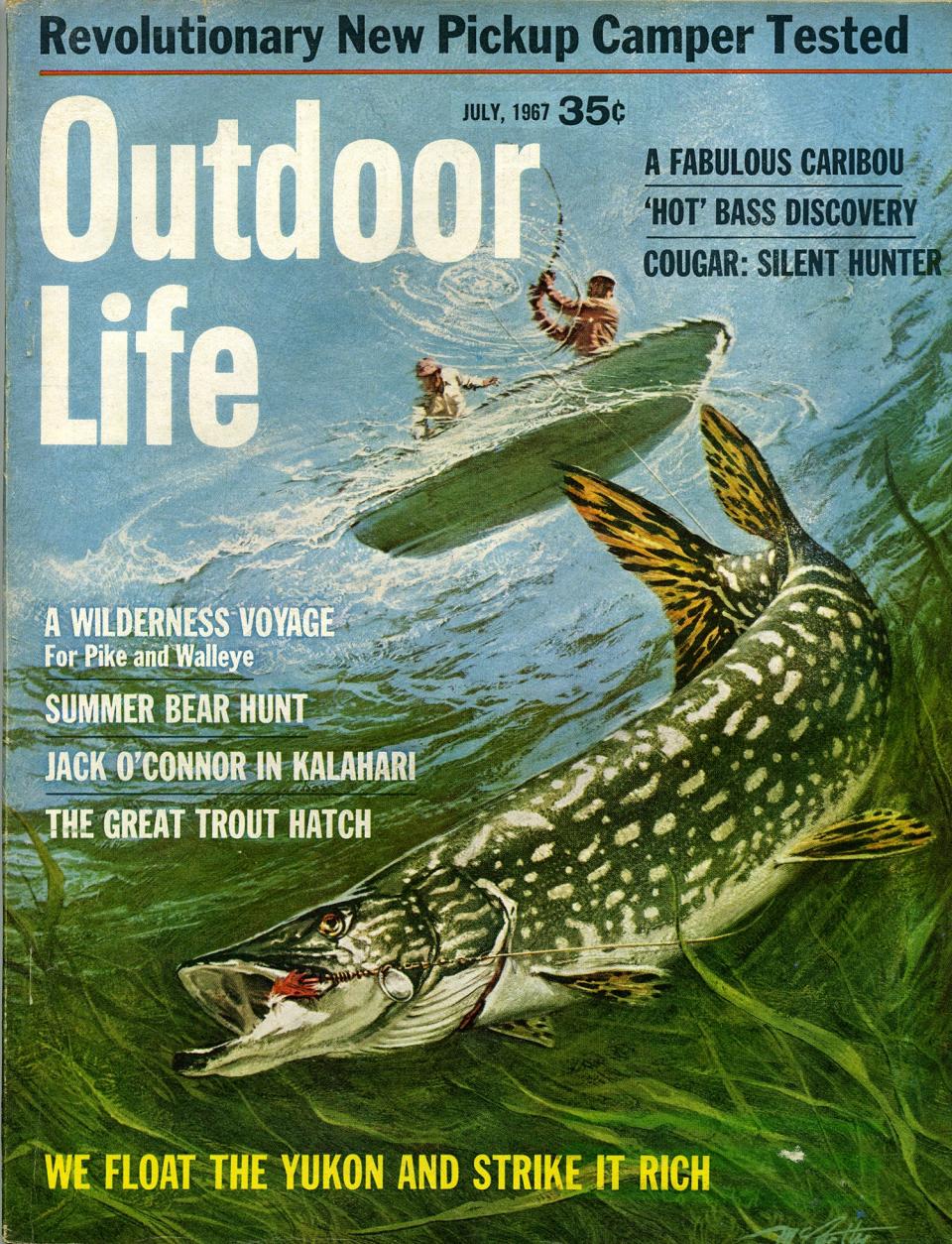 July 1967: OL’s best fishing covers focused on the fish rather than the angler.