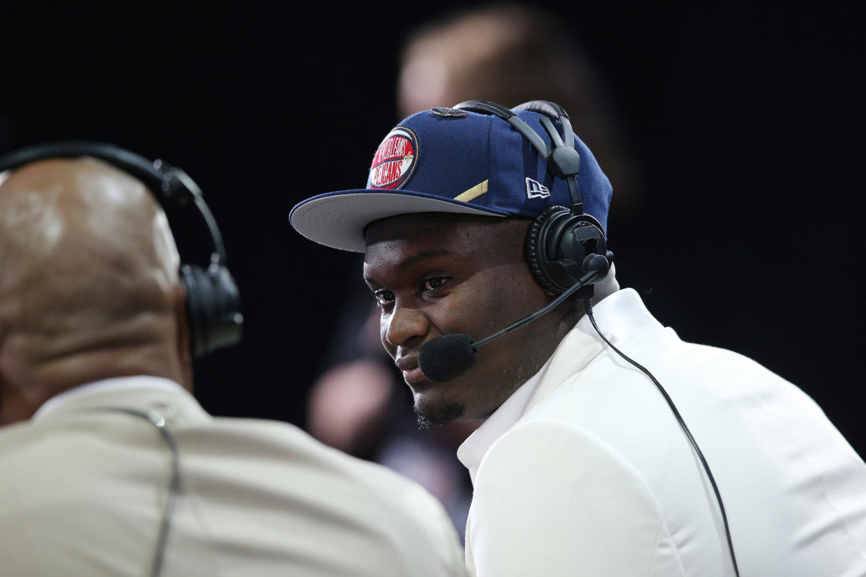 Nobody drafts Zion Williamson and comes up a loser on draft night. (Reuters)