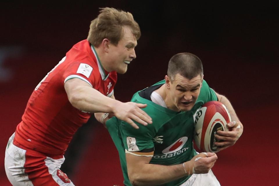 Johnny Sexton is back in the Ireland starting XV to face Italy in RomeAFP via Getty Images