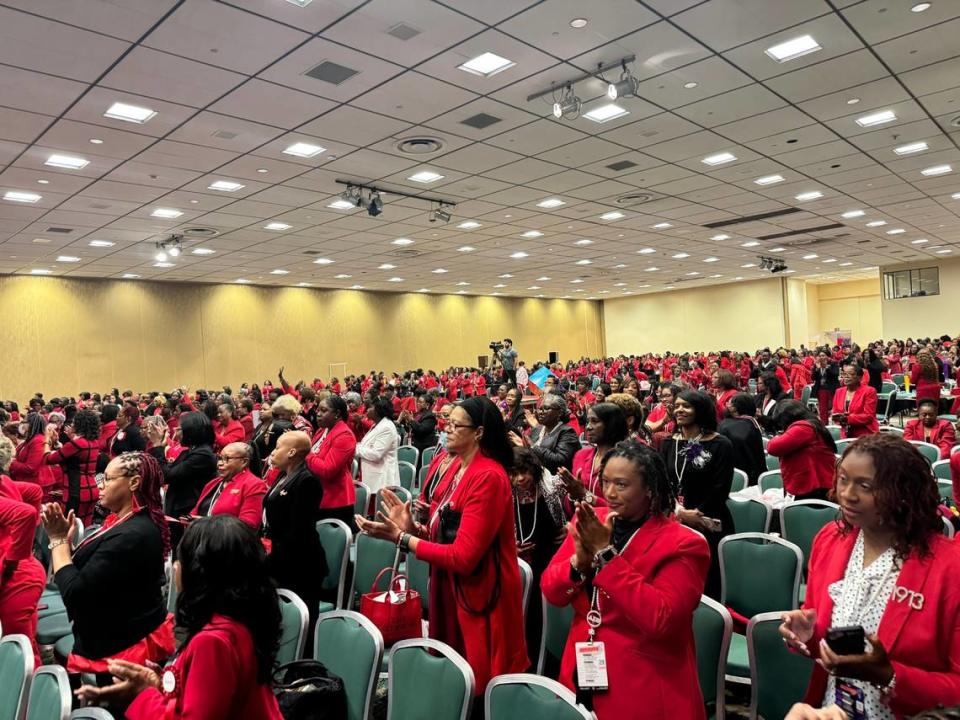 Hundreds of women met for this year’s State Cluster, which brings together members from across Mississippi.