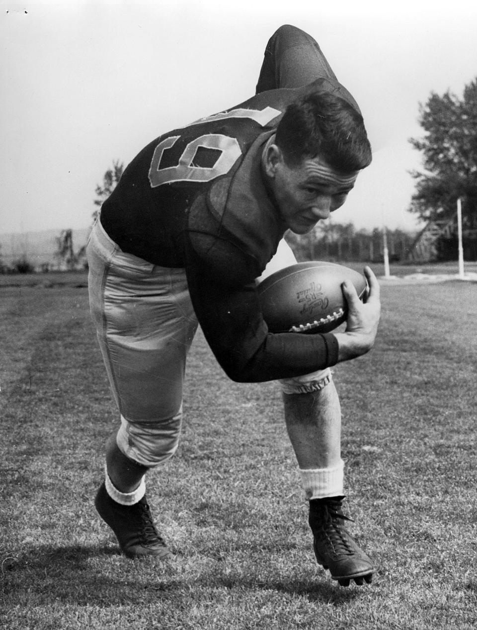 Jim Wiley played for West Bremerton's historic 1947 team before joining the Washington Huskies and earning the Guy Flaherty Award as the team's most inspirational player.