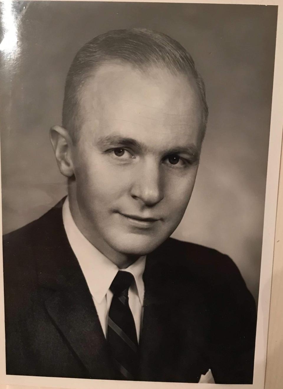 Leah Brooks' grandfather, Robert Brooks (pictured here) was a practice baby back in 1929 at the University of Knoxville, according to her grandmother.