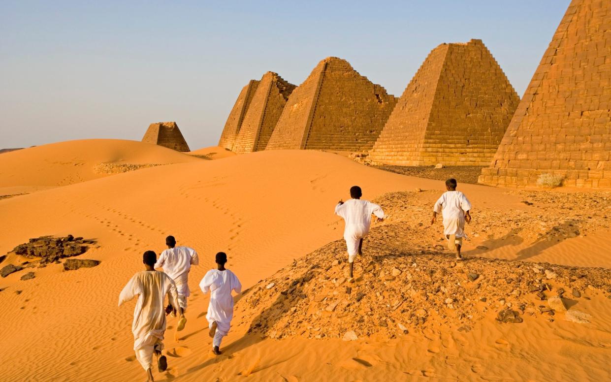 The Meroe pyramids