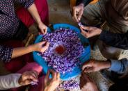 Saffron farmers in southern Morocco are proud of the coveted spice they produce