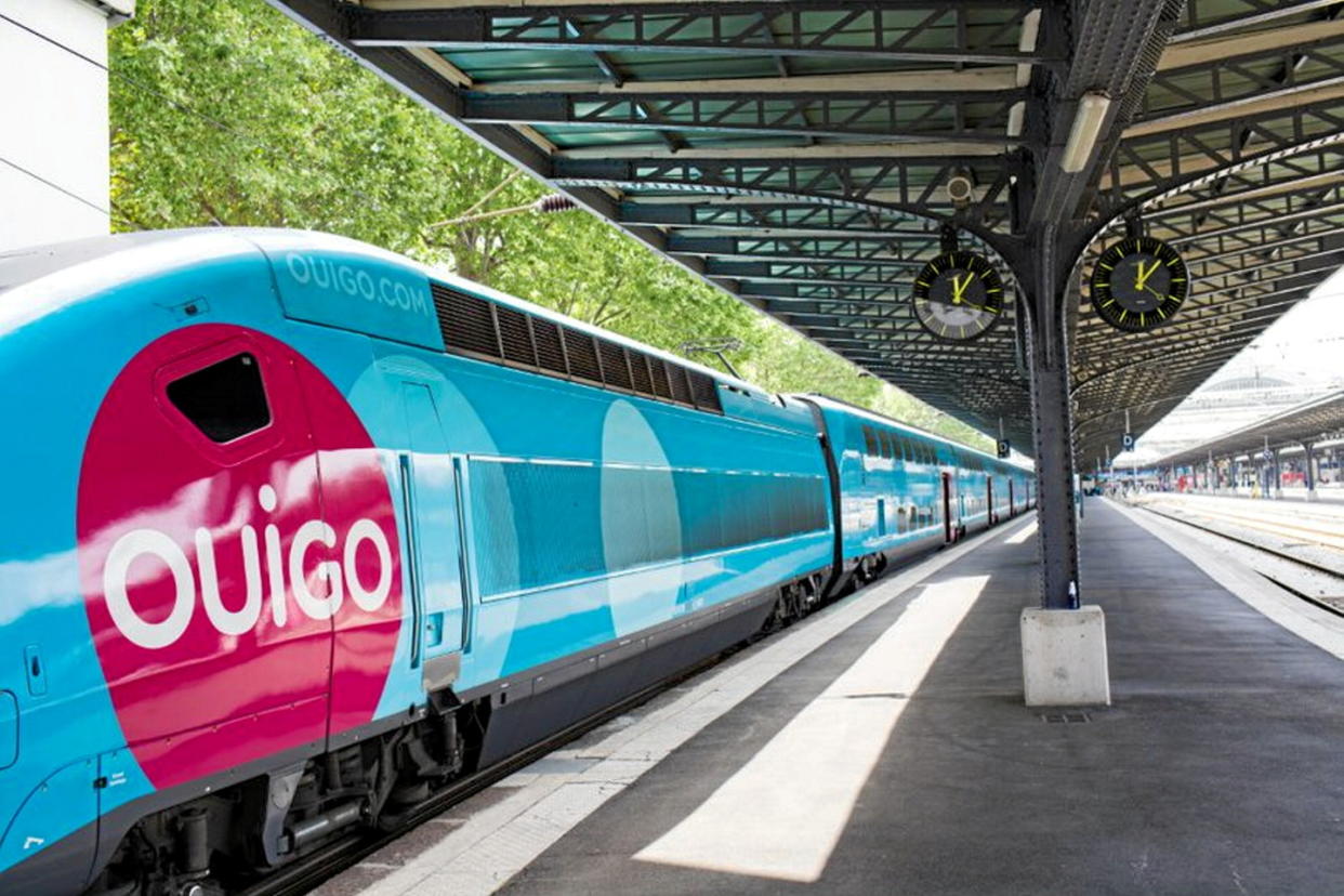 De nouvelles destinations, comme Rennes, Bordeaux ou encore Bruxelles, seront accessibles dans des trains moins chers... mais plus lents.   - Credit:Ouigo