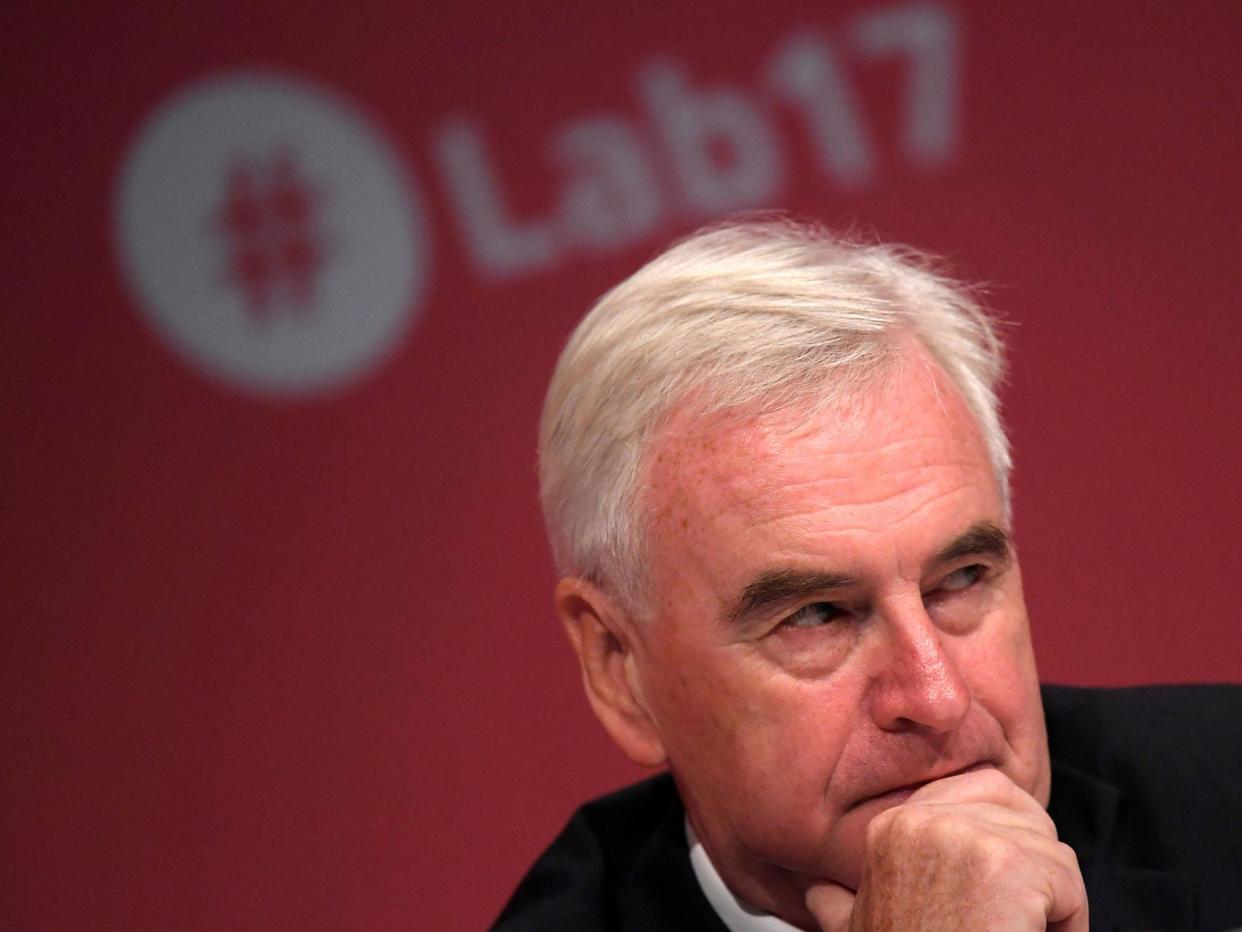 Shadow Chancellor John McDonnell plans to wind up PFI contracts: Reuters