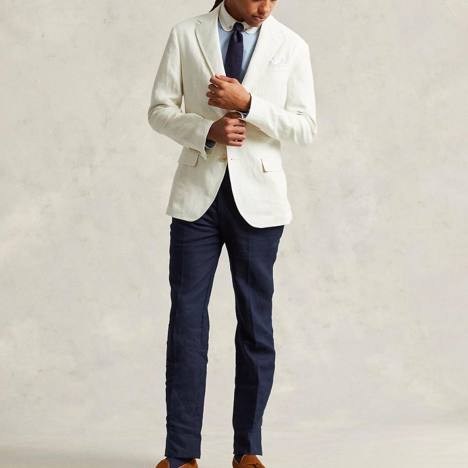 <p><a href="https://go.redirectingat.com?id=74968X1596630&url=https%3A%2F%2Fwww.ralphlauren.com%2Fmen-clothing-sportcoats%2Fpolo-soft-slub-linen-suit-jacket%2F566364.html&sref=https%3A%2F%2Fwww.menshealth.com%2Fstyle%2Fg40667758%2Fbest-linen-suits-for-men%2F" rel="nofollow noopener" target="_blank" data-ylk="slk:Shop Now;elm:context_link;itc:0;sec:content-canvas" class="link ">Shop Now</a></p><p>Polo Soft Linen Suit Jacket</p><p>$398.00</p><p>ralphlauren.com</p>