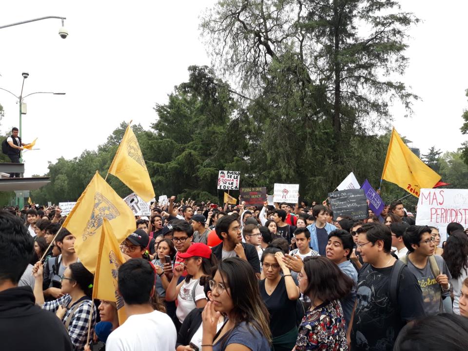 FOTOS | La megamarcha contra la violencia en la UNAM