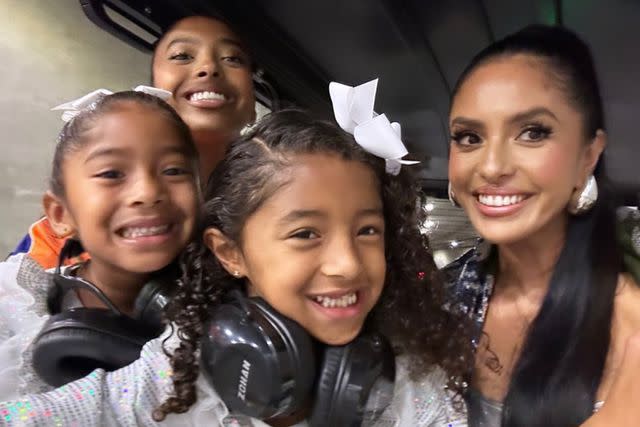 <p>Vanessa Bryant Instagram</p> Vanessa Bryant and three of her daughters