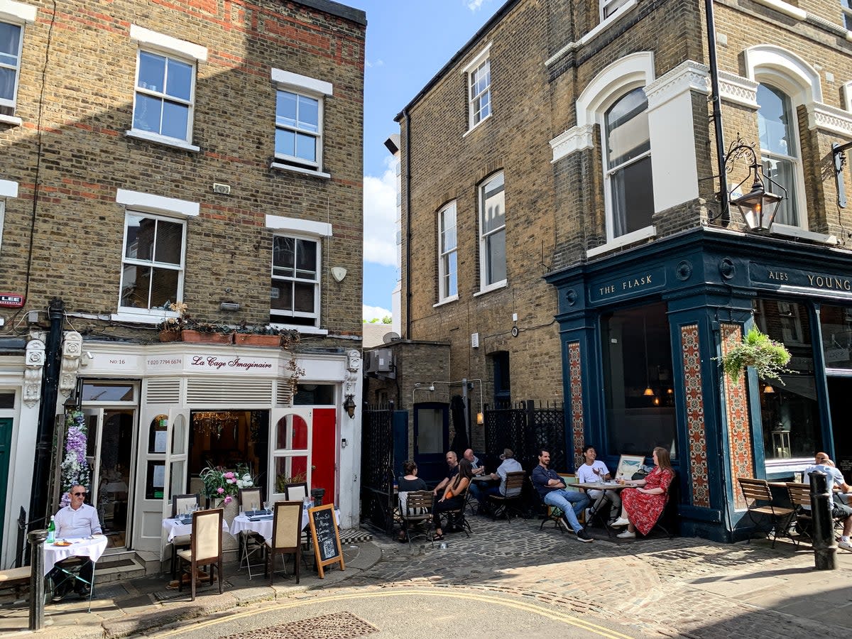 Flask Walk is home to quaint independent shops off Hampstead High Street (Getty Images)