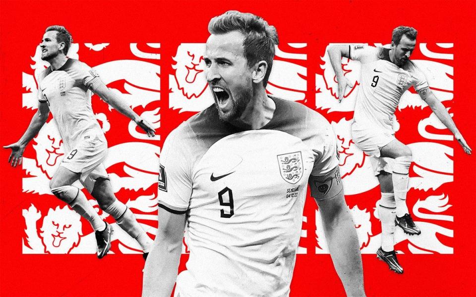 Harry Kane's record-breaking England career in four stages - Custom image