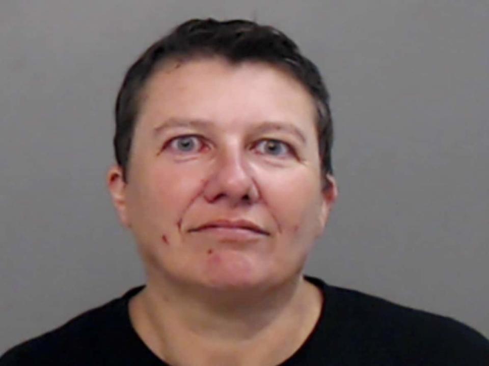Pascale Ferrier appears in a jail booking photograph taken after her arrest by the Mission Police Department in Mission, Texas, on March 13, 2019.  (Hidalgo County Sheriff's Office/Reuters  - image credit)