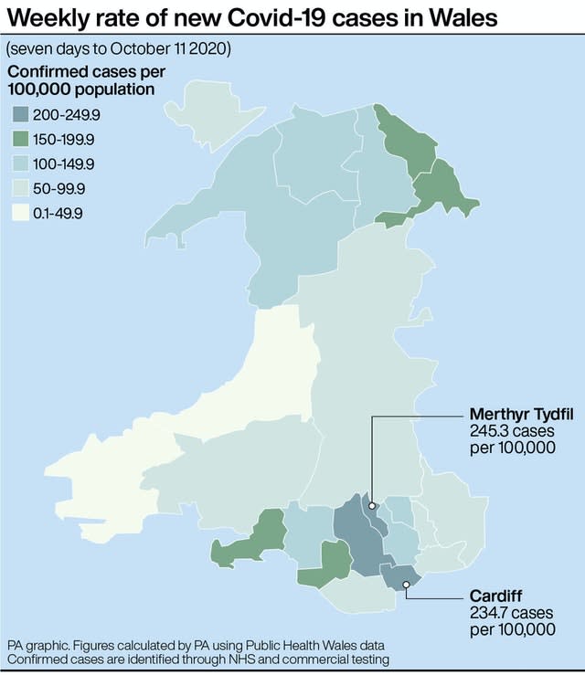 HEALTH Coronavirus Wales